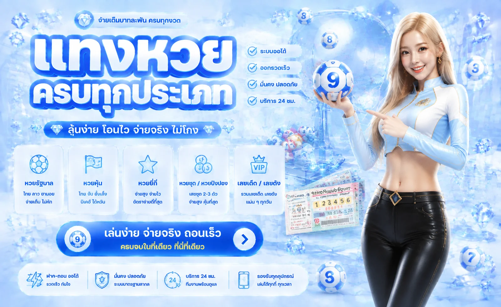 หวยออนไลน์ MSX168 บาทละ 900 หวยรัฐ หวยหุ้น หวยยี่กี